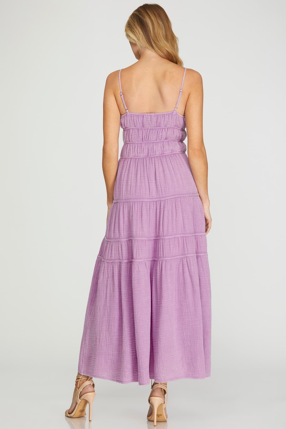 Washed Gauze Maxi Dress