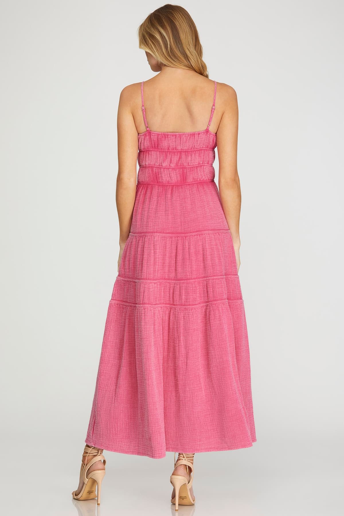 Washed Gauze Maxi Dress