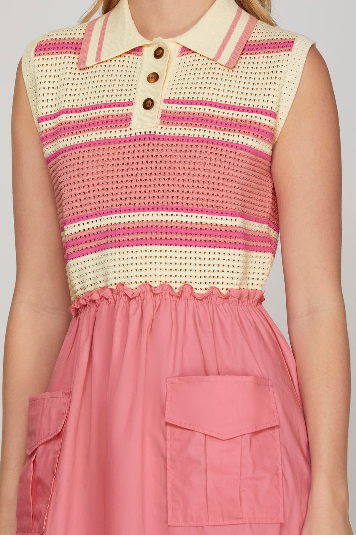 Pink Combo Dress